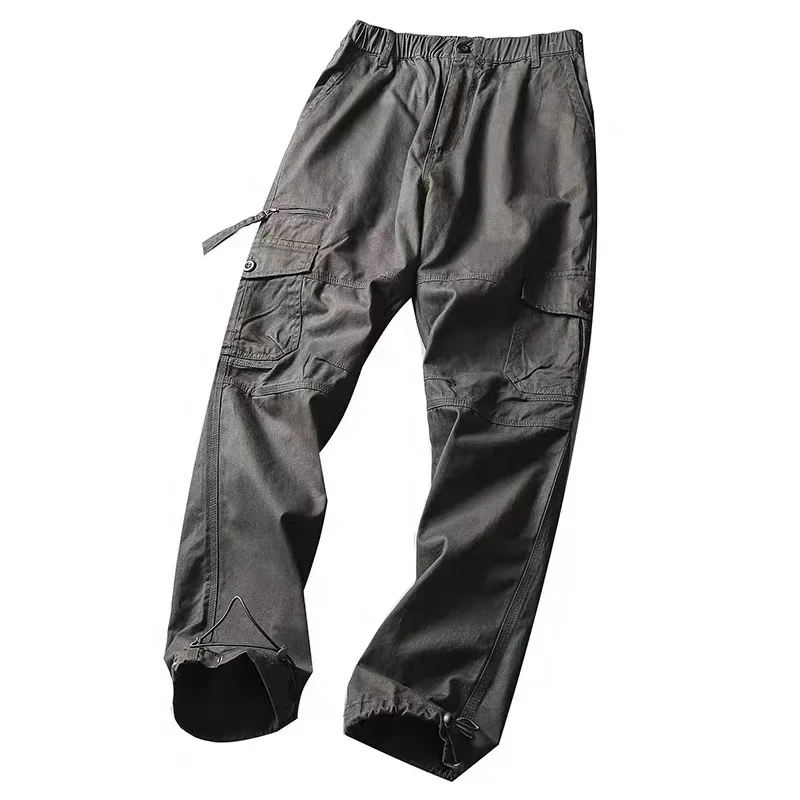 High Quality Casual Solid Color Mountain Climbing Outdoor Functional Pants Cotton Multi-pocket Plus Size Loose Overall for Men
High Quality Casual Solid Color Mountain Climbing Outdoor Functional Pants Cotton Multi-pocket Plus Size Loose Overall for Men