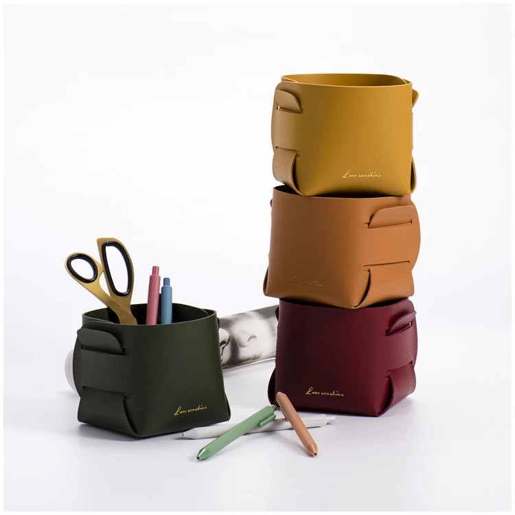 Hot Sale Leather Desktop Storage Tray Key Pen Sundries Makeup Lipstick Holder Portable Home Storage
Hot Sale Leather Desktop Storage Tray Key Pen Sundries Makeup Lipstick Holder Portable Home Storage