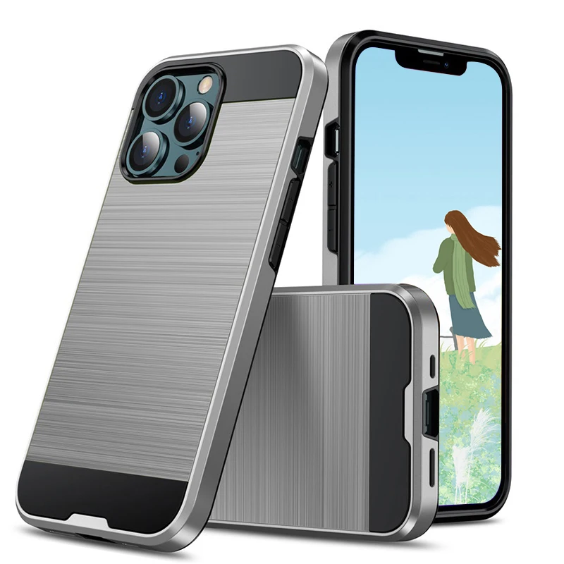 Factory Direct Sale New Design Wire Drawing Textured Cell TPU+PC Phone Case For iPhone 13ProMAX/CustomPhone Case Iphone, Multi
Factory Direct Sale New Design Wire Drawing Textured Cell TPU+PC Phone Case For iPhone 13ProMAX/CustomPhone Case Iphone, Multi