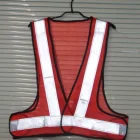 Men Wholesale Reflective Safety Vest for Construction Orange Mesh Fabric Hi Vis Vests