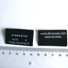 Fashion Damask Custom Garment Woven Labels For Clothing Manufacturer