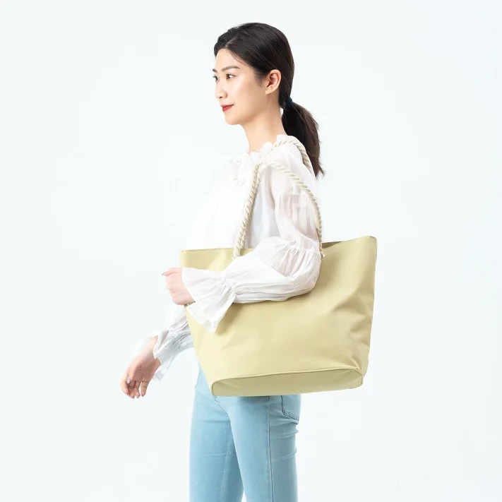Promotion Beach Bag Tote Beach Bag with Rope Handles for Ladies Tote Bag,handled 600D Polyester,polyester Cotton Rope No Zipper, Green/customized
Promotion Beach Bag Tote Beach Bag with Rope Handles for Ladies Tote Bag,handled 600D Polyester,polyester Cotton Rope No Zipper, Green/customized