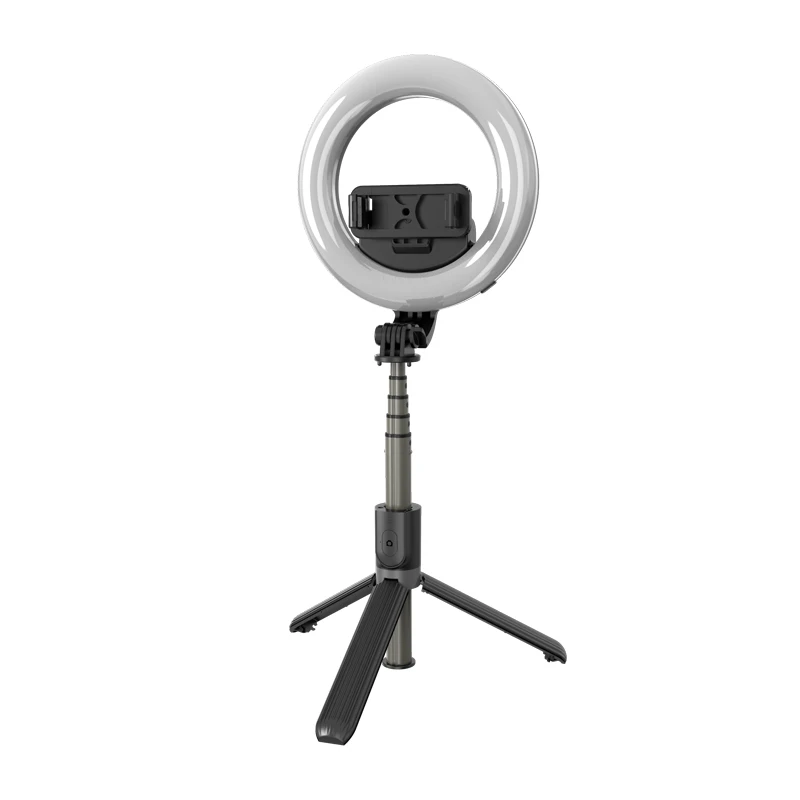 Portable Desktop Selfie Stick LED Ring Fill Light Circle Light for Photography, White black
Portable Desktop Selfie Stick LED Ring Fill Light Circle Light for Photography, White black
