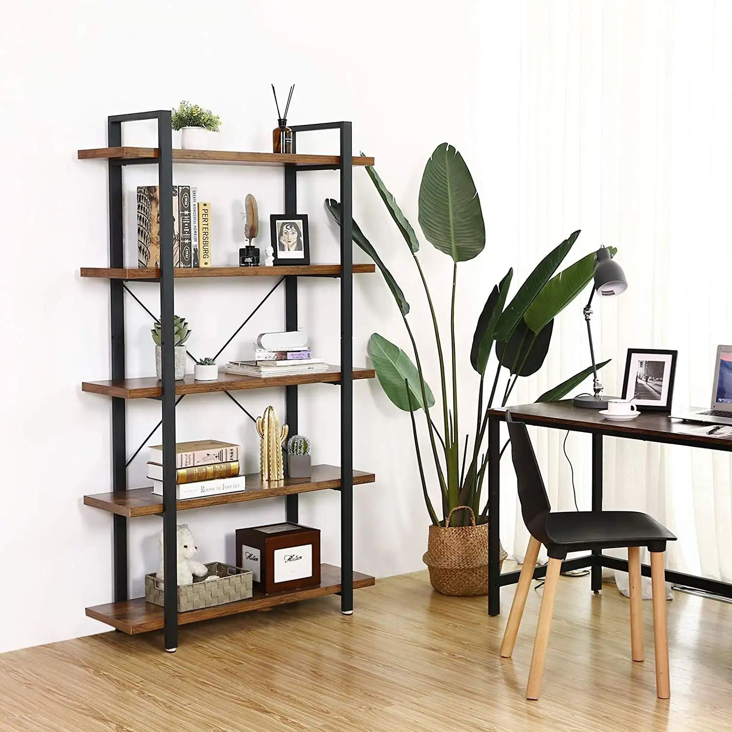 Top Sale Guaranteed Quality Book Shelf Wooden Wood Modern Bookcase Bookshelf