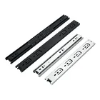 42mm cabinet full extension elescopic channels rails dotted surface 3 balls blister packing drawer slides