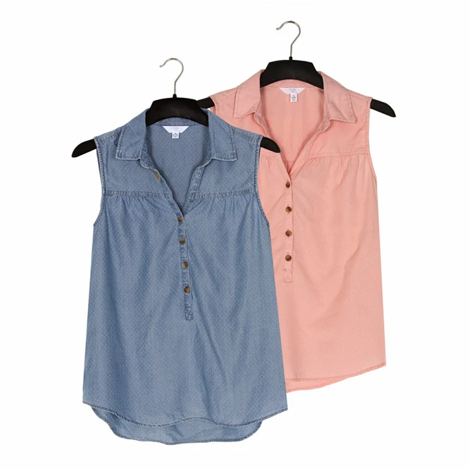 Stockpapa Chinese factory overstock ladies summer breathable denim tanktop apparel stock lots, Denim blue, pink
Stockpapa Chinese factory overstock ladies summer breathable denim tanktop apparel stock lots, Denim blue, pink