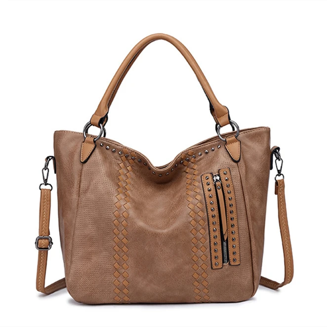 Hot Sale Rivet Pu Leather Bags Handbags Classic Tote Bag Bags Women Handbags Ladies Purse, 7 colors
Hot Sale Rivet Pu Leather Bags Handbags Classic Tote Bag Bags Women Handbags Ladies Purse, 7 colors