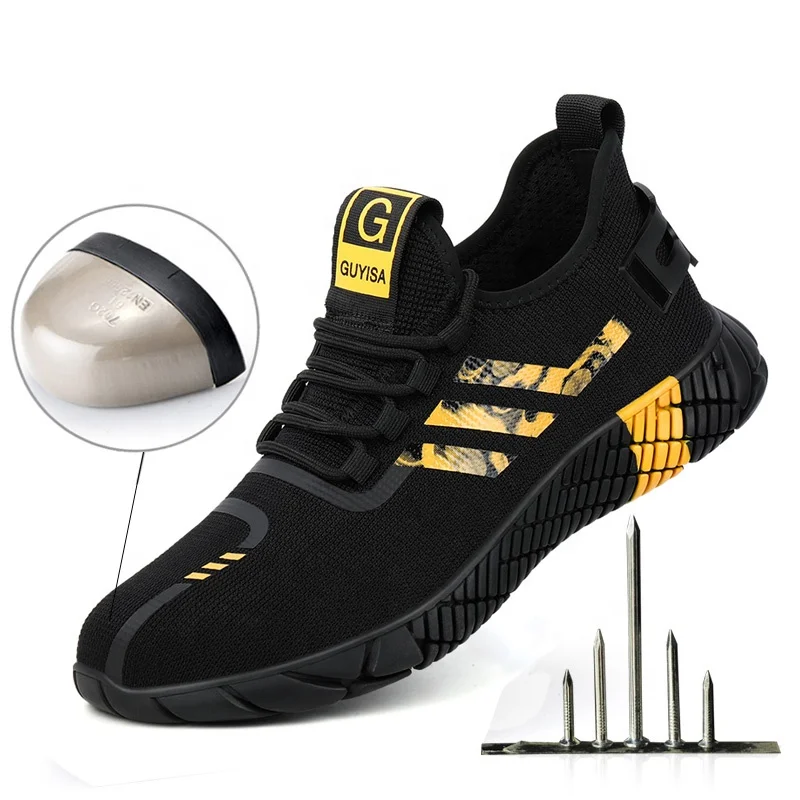 GUYISA security Puncture-proof Anti-slip Lightweight breathable safety shoes to work shoes
GUYISA security Puncture-proof Anti-slip Lightweight breathable safety shoes to work shoes