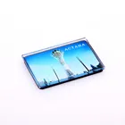 Wholesale Customized exquisite pattern Flat refrigerator sticker crystal fridge magnet