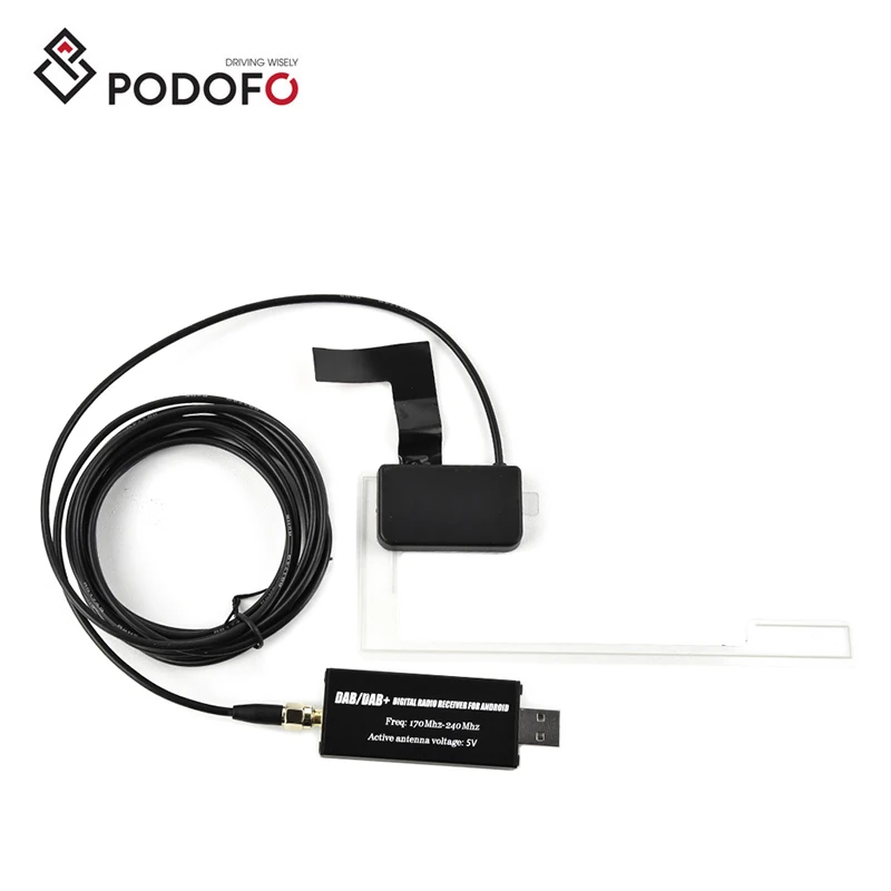 Podofo DAB Box External DAB+ Antenna Module Adapter For Android Car Radio Stereo Autoradio Only For Europe
Podofo DAB Box External DAB+ Antenna Module Adapter For Android Car Radio Stereo Autoradio Only For Europe