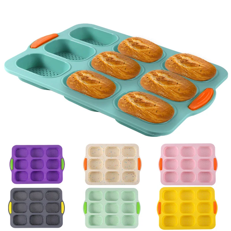 Silicone French Bread Cake Molds Non-Stick DIY Baking Pan Mold Kitchen Utensils Silicon Bread Mold Baking Tools, Colorful
Silicone French Bread Cake Molds Non-Stick DIY Baking Pan Mold Kitchen Utensils Silicon Bread Mold Baking Tools, Colorful
