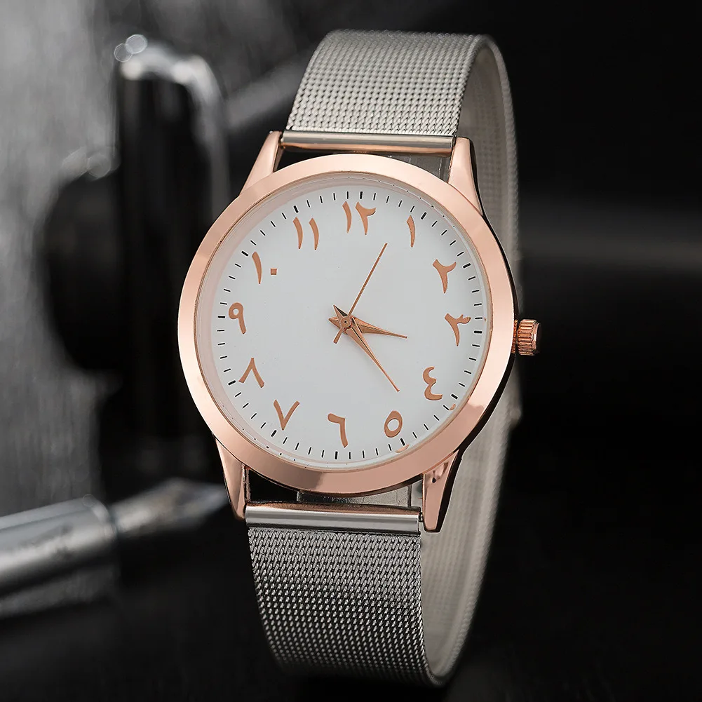

Hot Selling New Design Brand Private Label Arabic Numerals Dial Waterproof Luxury Men Watches, Rose gold & gold & silver& black