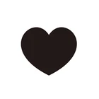 Self Adhesive Heart Shape Room Decor Chalkboard Sticker For Kids Writing Blackboard Sticker