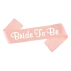 Bride To Be Sash - Bachelorette Party Sash Bridal Shower Wedding Decorations Party Favors Accessories