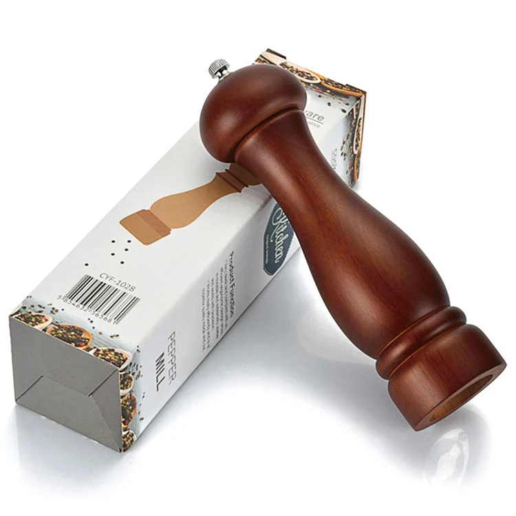 Adjustable Pepper Mill Coarseness Solid Wood Mill Shaker Mills Includes Mechanism for Pepper
Adjustable Pepper Mill Coarseness Solid Wood Mill Shaker Mills Includes Mechanism for Pepper
