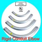 Galvanized Rigid Carbon Steel Pipe Elbow Ul6 Conduit