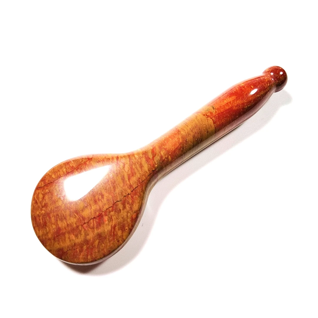 Good quality well designed custom logo mookaite jasper spoon gua sha face massage tool
Good quality well designed custom logo mookaite jasper spoon gua sha face massage tool
