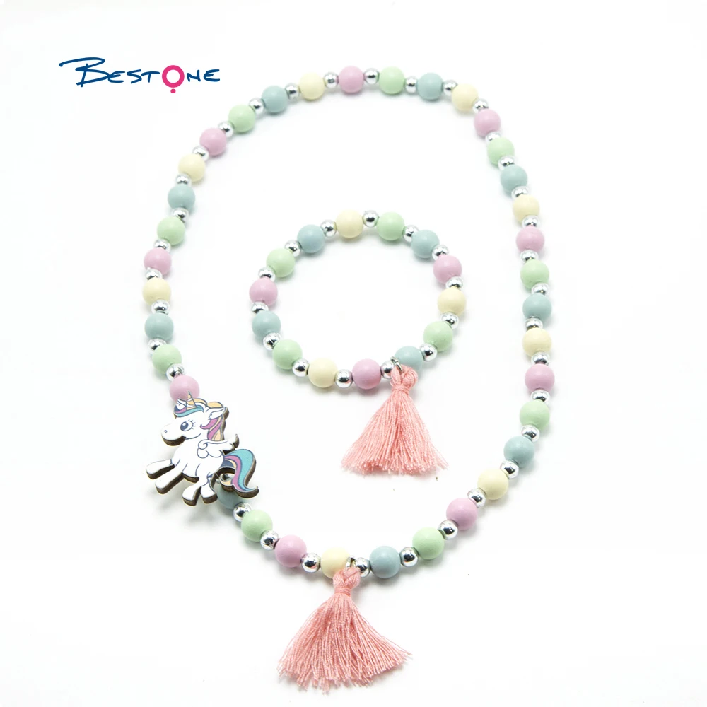 Best One Kids & Girls Jewelry Wood Bracelets Necklace Set Beaded DIY Arts and Crafts Unicorn Necklace Bracelet
Best One Kids & Girls Jewelry Wood Bracelets Necklace Set Beaded DIY Arts and Crafts Unicorn Necklace Bracelet