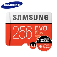 

SAMSUNG Memory Card 32GB 64GB 128GB 256GB 16GB SDHC SDXC Grade EVO+ Class 10 C10 UHS TF orange Cards Trans Flash micro TF SD New