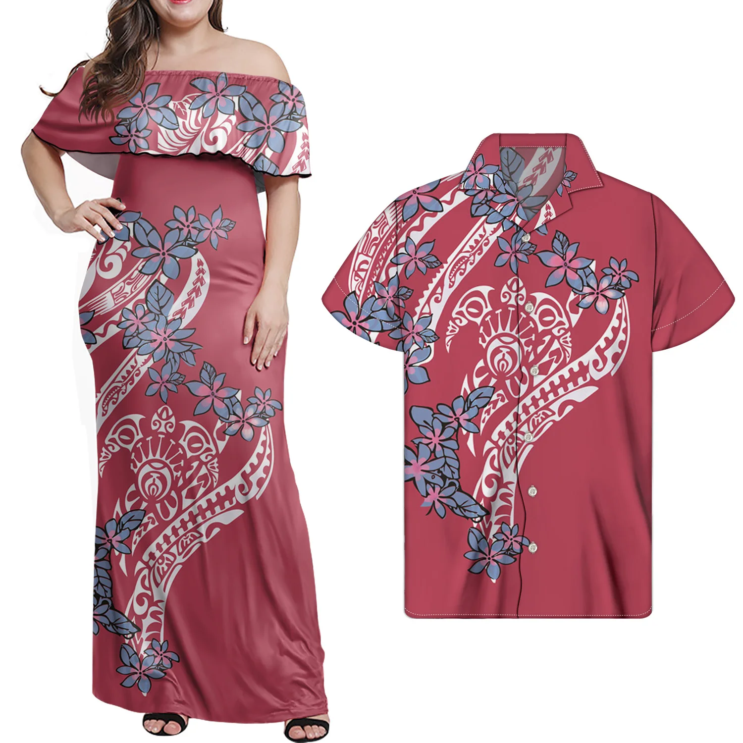 Evening Dresses Elegant Samoa Polynesia Design Ladies Party Dresses Elegant Match Men Shirt Long Dress Elegant Evening Party, Customized color
Evening Dresses Elegant Samoa Polynesia Design Ladies Party Dresses Elegant Match Men Shirt Long Dress Elegant Evening Party, Customized color