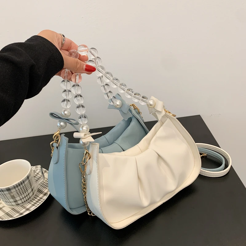 Drop shipping New Fashion women Underarm Bag Pearl Chain Ladies Handbag Shoulder Bag, Customizable
Drop shipping New Fashion women Underarm Bag Pearl Chain Ladies Handbag Shoulder Bag, Customizable