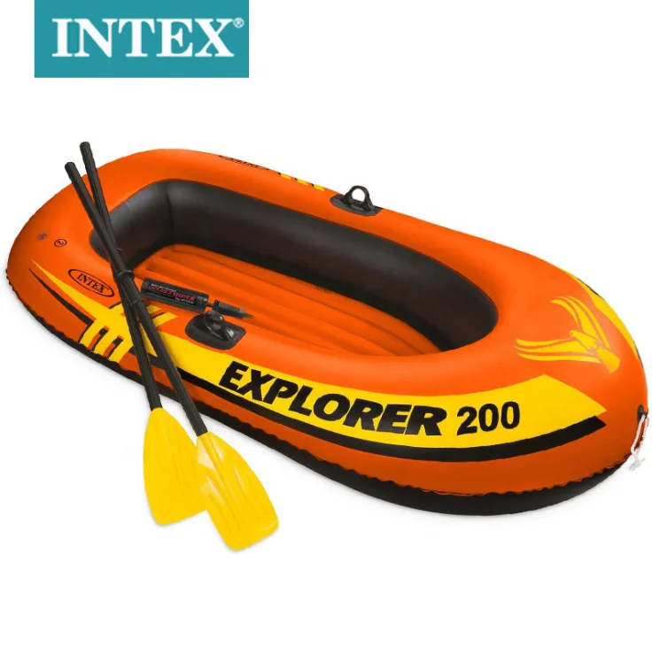 Intex 58331 Explore 200 Boat Set Inflatable Drift Kayak Inflatable Rubber Fishing Boat, As photo
Intex 58331 Explore 200 Boat Set Inflatable Drift Kayak Inflatable Rubber Fishing Boat, As photo