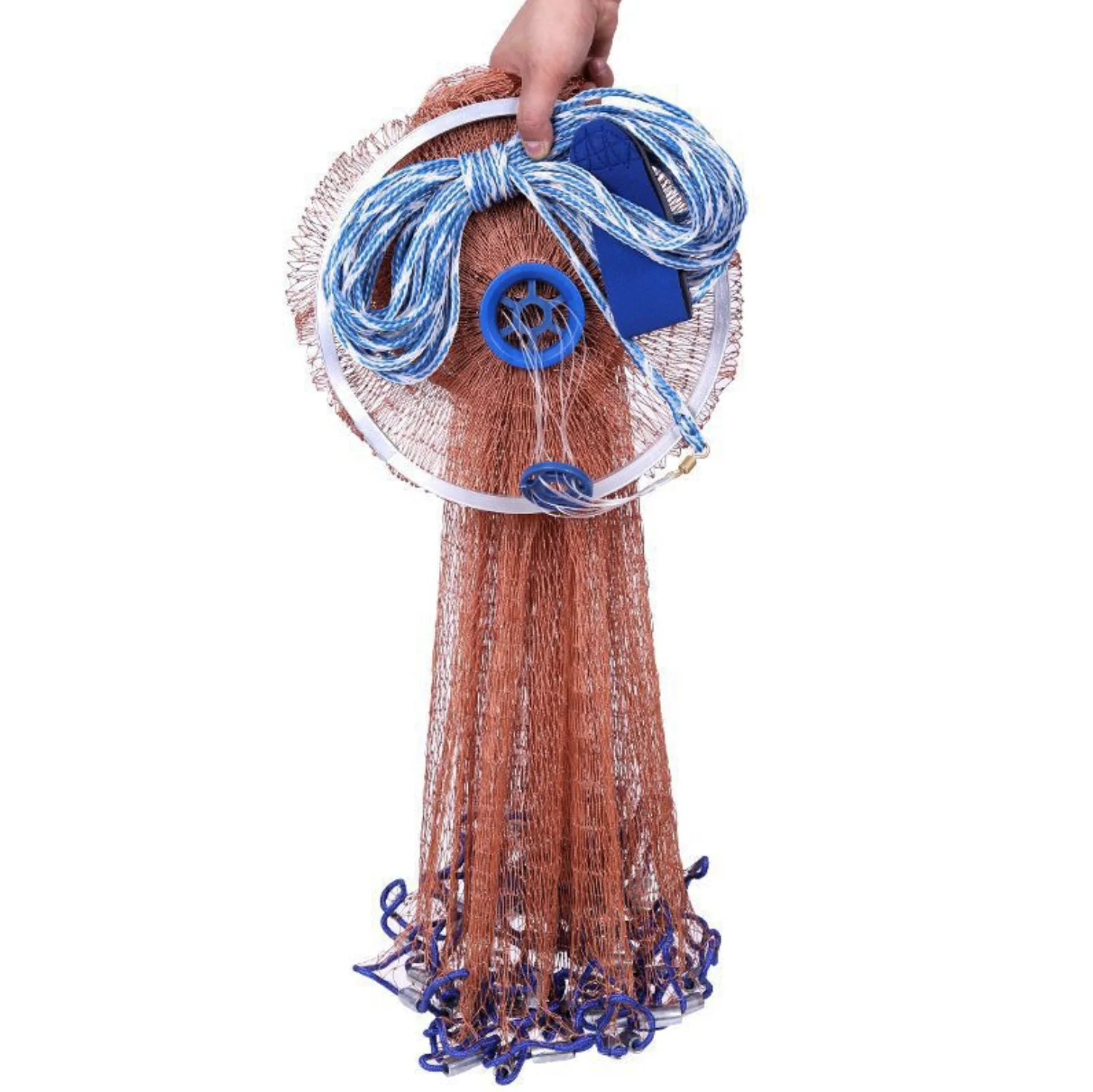 Upgraded American Hand Cast Net with Flying Disc High Strength Fly Cast Fishing Network 300/360/420/480/540/600/720cm Throw Net
Upgraded American Hand Cast Net with Flying Disc High Strength Fly Cast Fishing Network 300/360/420/480/540/600/720cm Throw Net