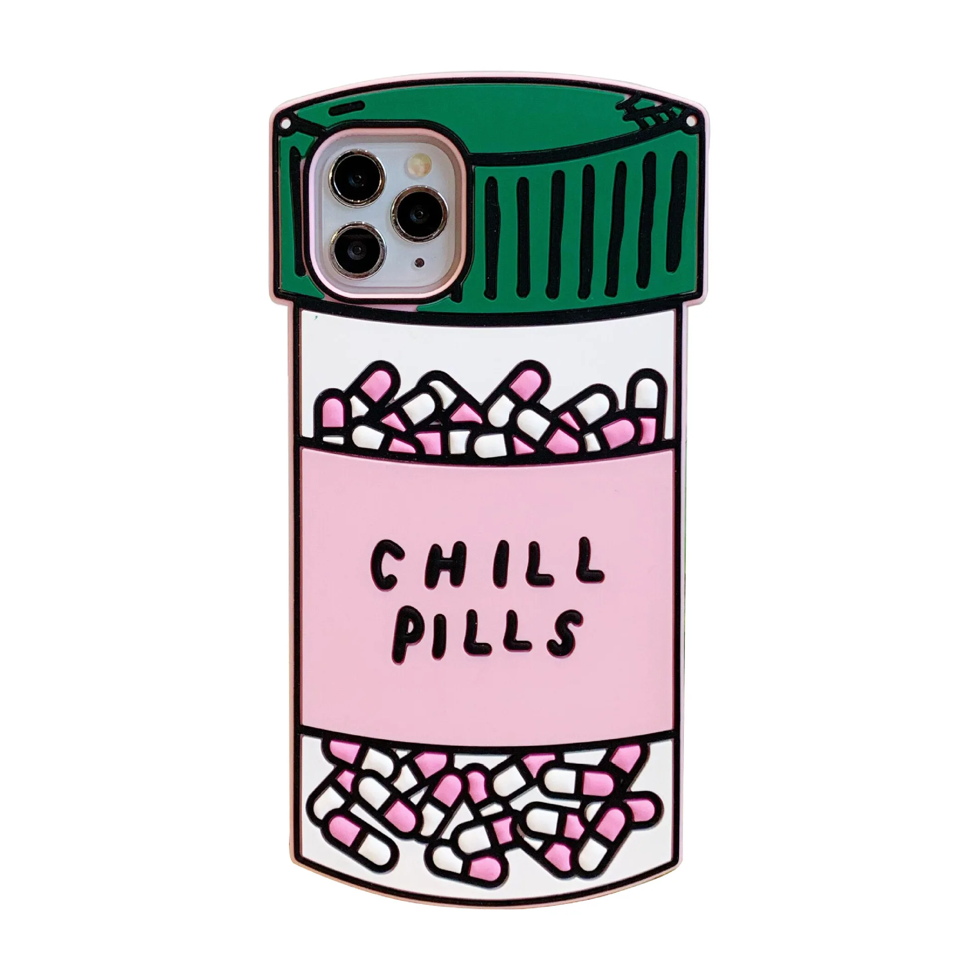 Chill Pills Bottle Design Silicone Unique Fashion Phone Case For iPhone 7 8 X 11, Various
Chill Pills Bottle Design Silicone Unique Fashion Phone Case For iPhone 7 8 X 11, Various