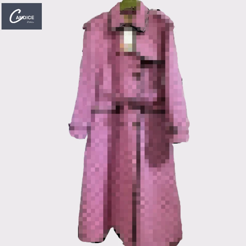Candice high quality luxury winter coats designer with button belt printed long custom printed trench coats for ladies
Candice high quality luxury winter coats designer with button belt printed long custom printed trench coats for ladies