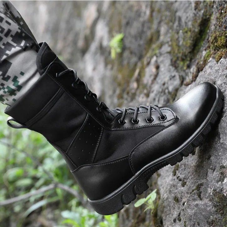 Brand Men's Boots Military boot Tactical Big Size Army Bot Male Shoes Safety Combat Mens Chukka Ankle Boots Sepatu Bot, Black/green/grey
Brand Men's Boots Military boot Tactical Big Size Army Bot Male Shoes Safety Combat Mens Chukka Ankle Boots Sepatu Bot, Black/green/grey
