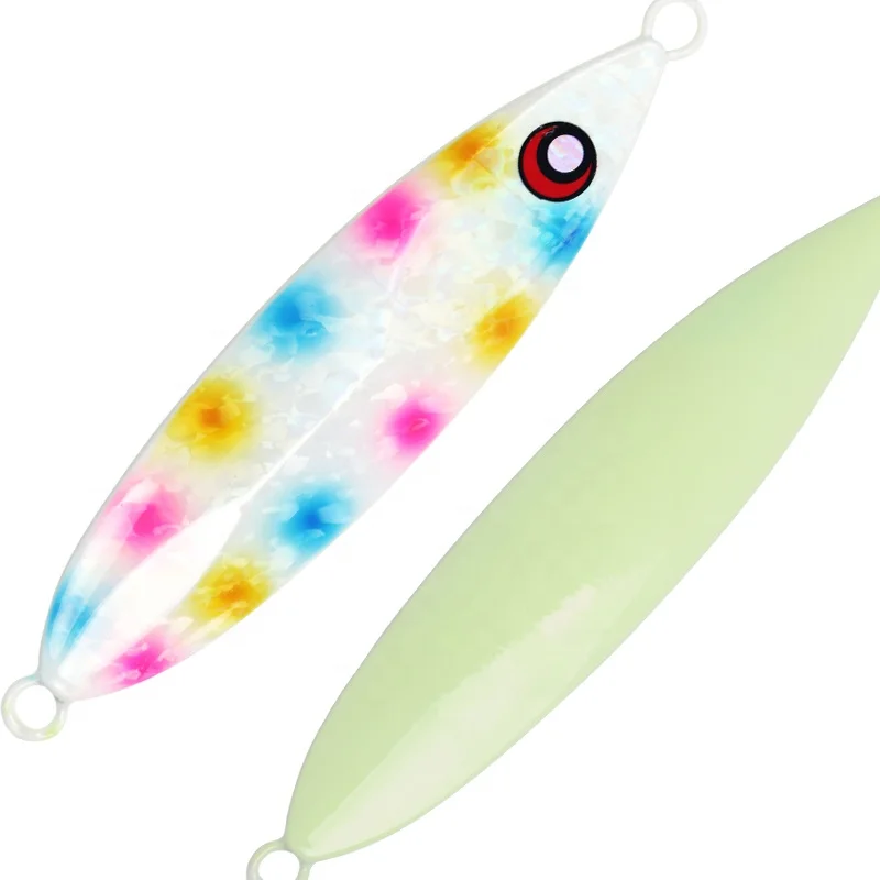 Fishing jig glow Metal lure slow pitch jigging luminous for saltwater fishing vertical jig 250g fishing lure jig pesca, 1 colors
Fishing jig glow Metal lure slow pitch jigging luminous for saltwater fishing vertical jig 250g fishing lure jig pesca, 1 colors