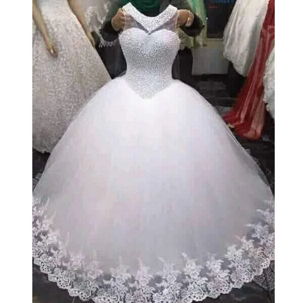 Wholesale Real 100% Actual Full Pearl Satin African Bridal Gowns Party Luxurious 2021 Ball Gown Wedding Dress For Women
Wholesale Real 100% Actual Full Pearl Satin African Bridal Gowns Party Luxurious 2021 Ball Gown Wedding Dress For Women