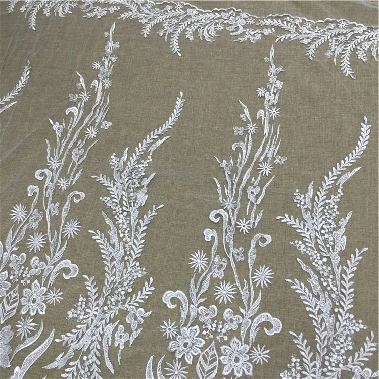 JORICE Wholesale Price White Rayon Embroidery Lace Fabric For Wedding Dress, As the picture shows
JORICE Wholesale Price White Rayon Embroidery Lace Fabric For Wedding Dress, As the picture shows