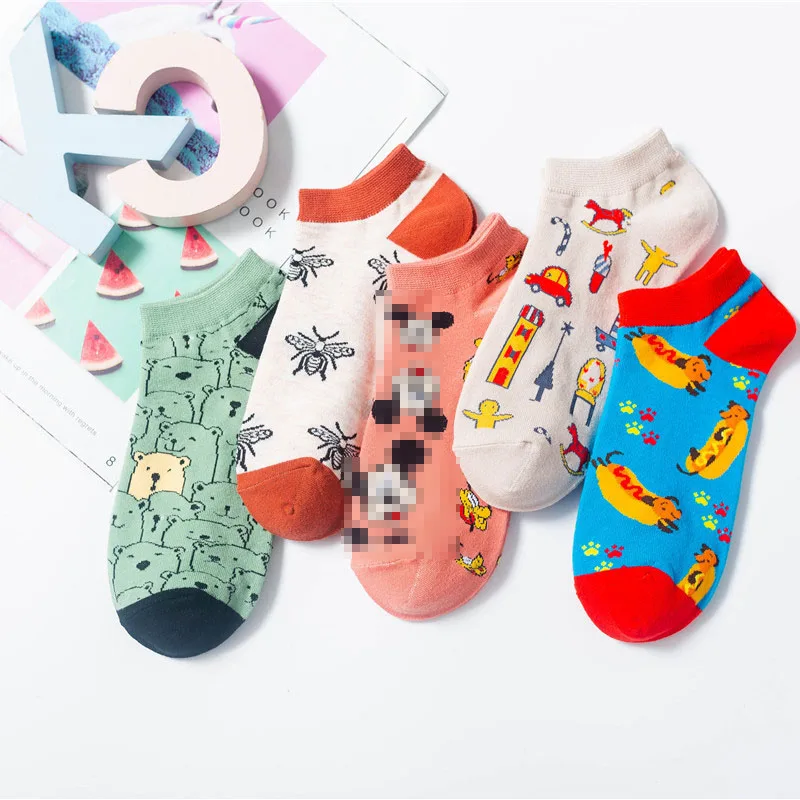 Spring and summer new design cute cartoon girl boat socks sweat absorbent breathable cotton socks low cut socks women, As picture
Spring and summer new design cute cartoon girl boat socks sweat absorbent breathable cotton socks low cut socks women, As picture