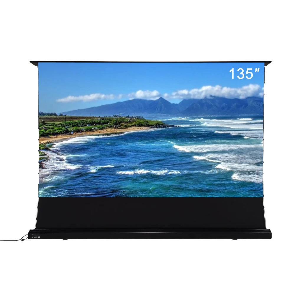 Free Shipping 16:9 matte white Electric tab-tensioned floor screen rollable portable Floor Rising Projector screen
Free Shipping 16:9 matte white Electric tab-tensioned floor screen rollable portable Floor Rising Projector screen