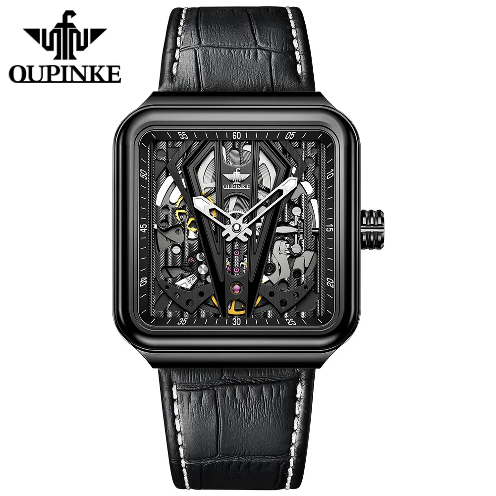 Oupinke 3181 Band Chronograph Watch Men Square Sport Waterproof Mechanical Wristwatches Leather Watch Men
Oupinke 3181 Band Chronograph Watch Men Square Sport Waterproof Mechanical Wristwatches Leather Watch Men