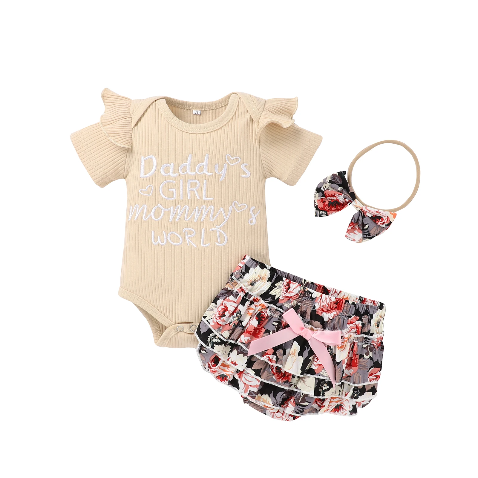 2021 new design ropa bebes baby girl solid color romper headband children clothes set new born set baby clothing set, White romper +red shorts
2021 new design ropa bebes baby girl solid color romper headband children clothes set new born set baby clothing set, White romper +red shorts