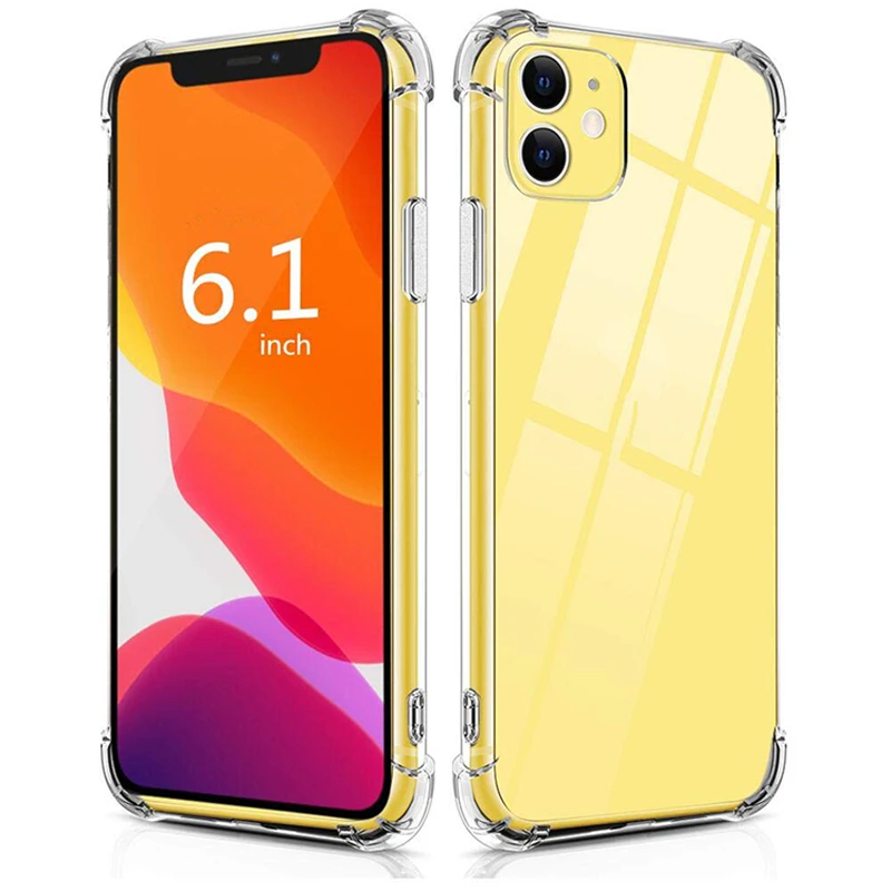 Soft TPU Cover For Iphone X Xs Xr 6 7 8 Case Shockproof Clear Transparent Mobile Phone Case For iPhone 11 Pro Max 12 Pro
Soft TPU Cover For Iphone X Xs Xr 6 7 8 Case Shockproof Clear Transparent Mobile Phone Case For iPhone 11 Pro Max 12 Pro