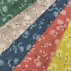 ROSE COLLECTION GOOD QUALITY RAYON SLUB PIGMENT PRINT FABRIC FOR SHIRT SKIRT GARMENTS