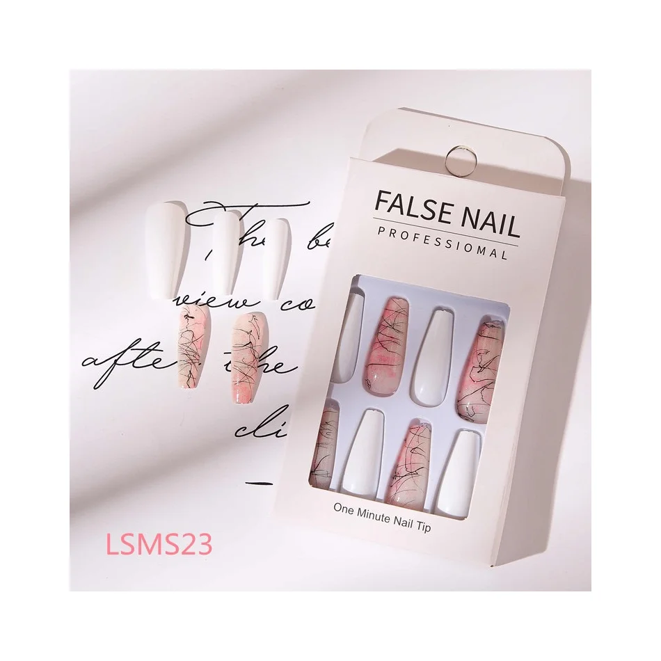 Wholesale High Quality Pink False Acrylic Nails Colorful Gel Artificial Fingernails Press On Nails
Wholesale High Quality Pink False Acrylic Nails Colorful Gel Artificial Fingernails Press On Nails