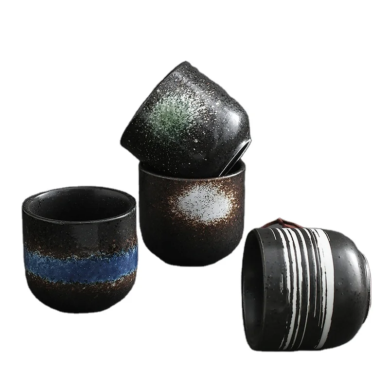 

New Japanese Style tea cup porcelain milk mugs tea coffee sake cups, Customized color