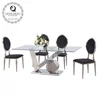 /product-detail/chrome-finished-stainless-steel-dining-table-with-clear-glass-top-62412343373.html