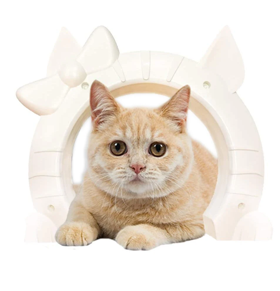 Cat Door, Interior Cat Door 2 Way Kitty Hole Shape Pass Fits Hollow Core Glass Solid Pet Door, White
Cat Door, Interior Cat Door 2 Way Kitty Hole Shape Pass Fits Hollow Core Glass Solid Pet Door, White