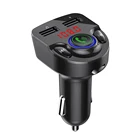 GXYKIT G32 Car MP3 player 5.0 Bluetooth Version Bluetooth Car FM Transmitter With Blue Breath Lighting Two USB Ports