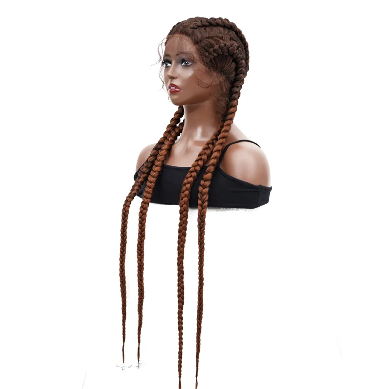 Natural Braid Hair Wig Synthetic Hair African American Box Black Wigs Wholesale 4 Long Box Braided 360 Lace Wigs For Black Women
Natural Braid Hair Wig Synthetic Hair African American Box Black Wigs Wholesale 4 Long Box Braided 360 Lace Wigs For Black Women