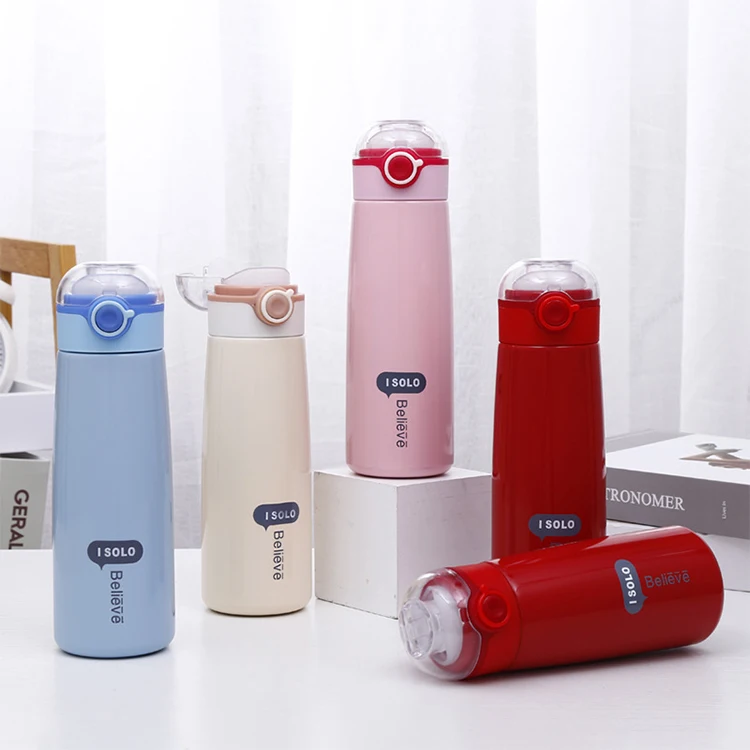 Customized Creative Stainless Steel Thermos Bottle Student Outdoor Sports Cup Botella Double Wall metal sport drink water bottle, Black
Customized Creative Stainless Steel Thermos Bottle Student Outdoor Sports Cup Botella Double Wall metal sport drink water bottle, Black