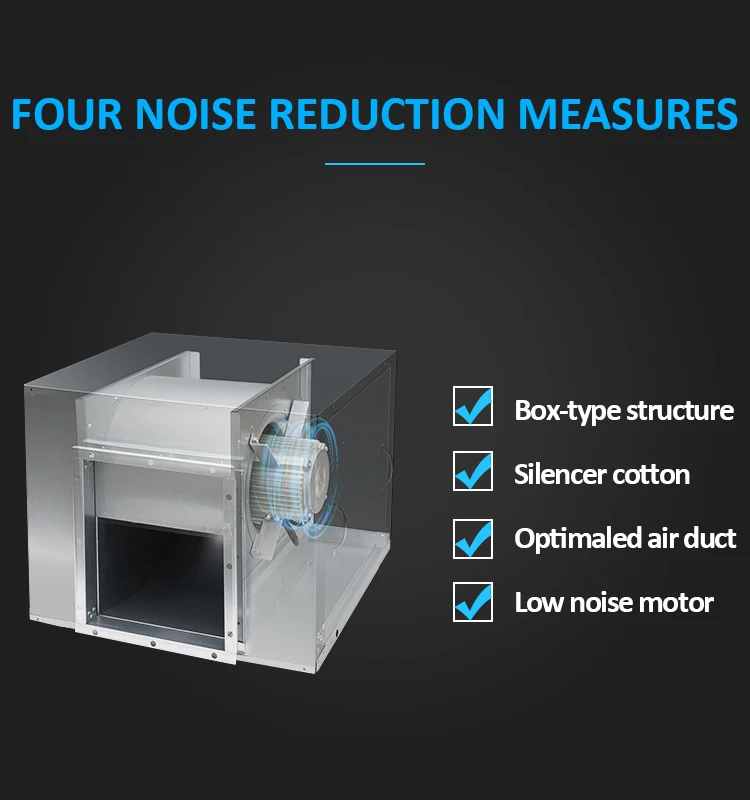 Inline Duct Cabinet Fan, 380V, 60hz, Centrifugal - detail 6
