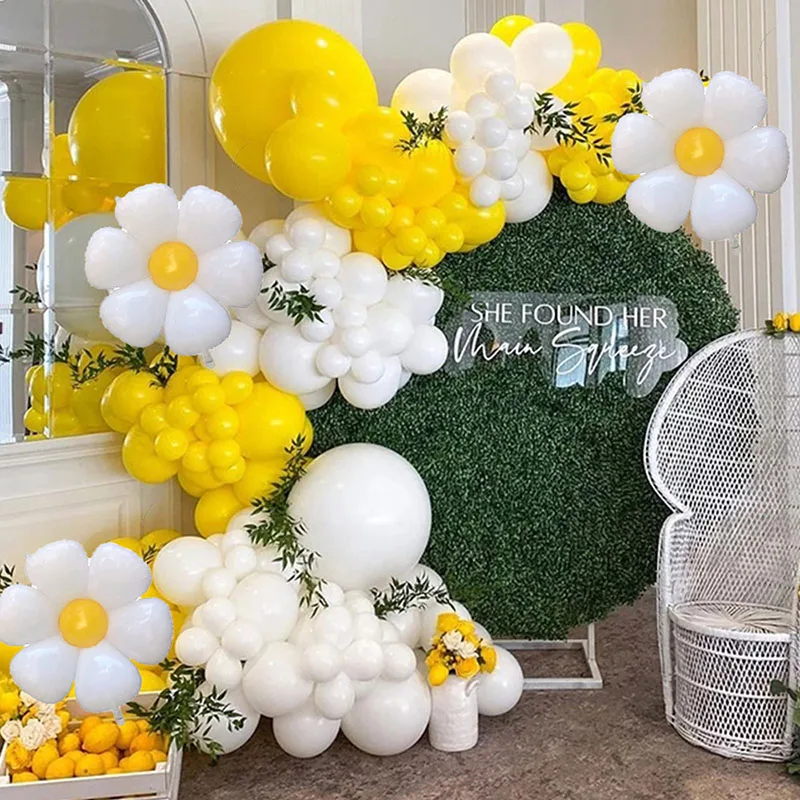 

Wholesale Sunflower Balloons Birthday Decoration Party Mother Day Balloons Garland Set Arch kit Party Supplies