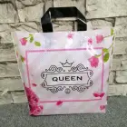 Wholesale Retail Plastic biodegradable Shopping Bag With Soft Loop Clothing shopping bag