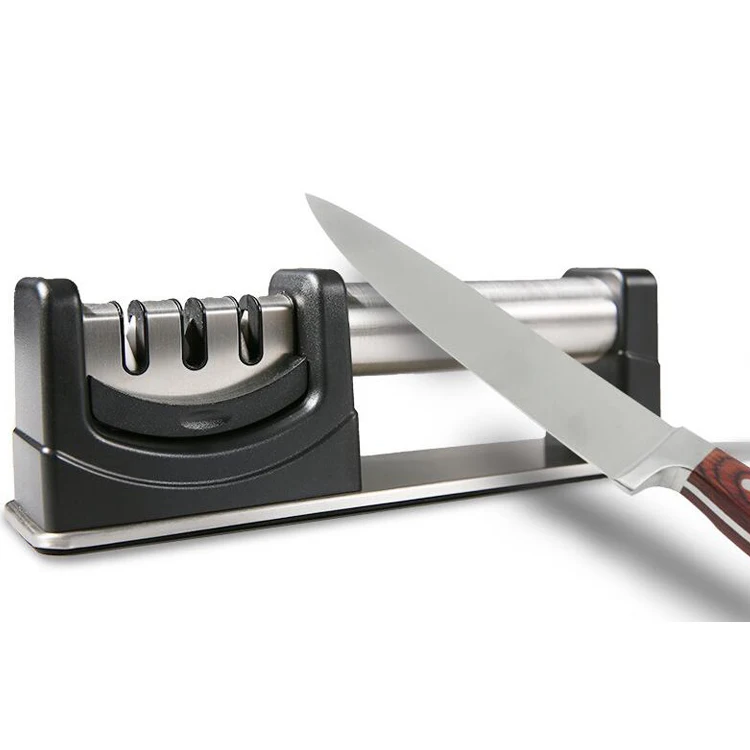 Eco-friendly High Quality Durable Restore and Polish Blades Manual 3 Stage Kitchen Knife Sharpener
Eco-friendly High Quality Durable Restore and Polish Blades Manual 3 Stage Kitchen Knife Sharpener